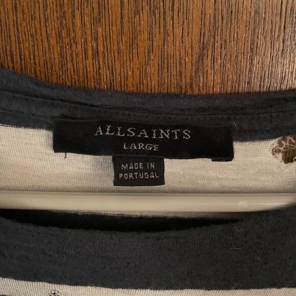 All Saints destructed tee - Picture 5 of 7